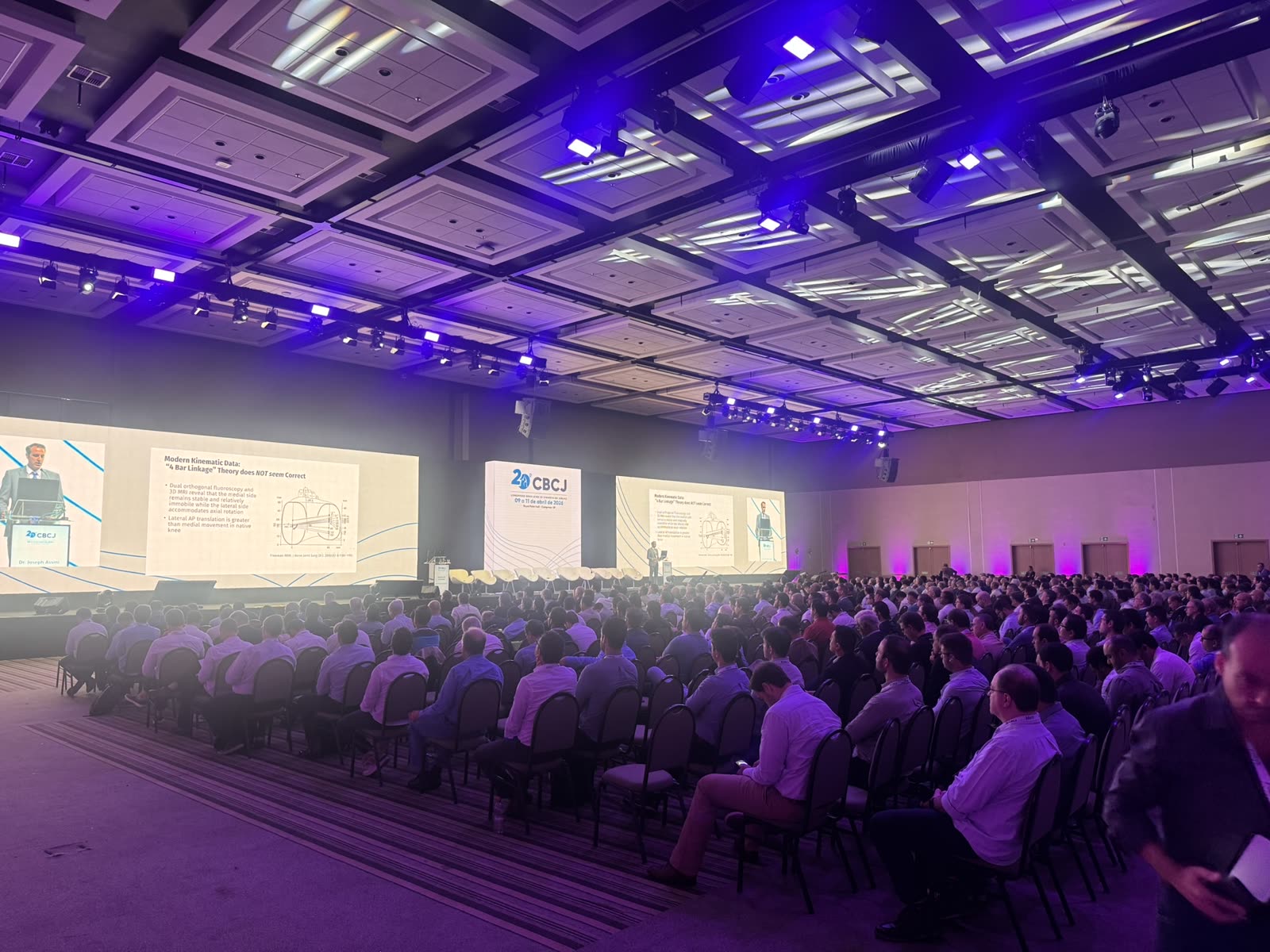 The CBCJ congress audience in Brazil.