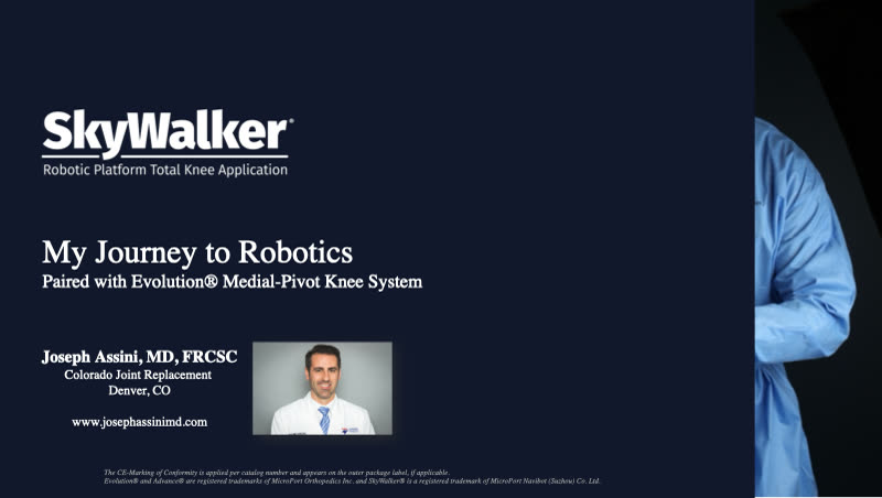 Title slide: My Journey to Robotics